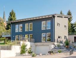 Modernes Holzhaus In Grau In 2020 Haus Pultdachhaus Pultdach