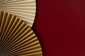 Red chinese fan vector illustration. Photo Of Template With Paper Fans Over Id 158985184 Royalty Free Image Stocklib