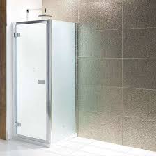 Our stunning bathroom doors have all been chosen to reflect the most popular door choices but also to avoid you mistakenly choosing doors with clear glass, bathroom doors are available as flush doors, panelled doors and doors with glass to help make the choosing easy. Eastbrook Volente Frosted Hinged Shower Door With Optional Side Panel Drench