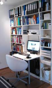 From Generic Office To Stylish And Productive Home Office Hacks Bookcase Desk Bookshelves Diy Bookshelf Desk