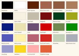 Krylon Fusion Color Card