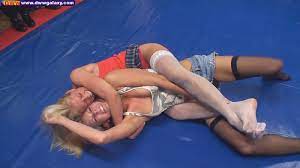 Deeb slingshots riho into the bottom rope before playing to the crowd and dropping riho with more uppercuts before driving her knees into the mat. Great Women Wrestling Pins Shefalitayal