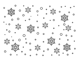 Check out all the brand read more Printable Falling Snow Coloring Page