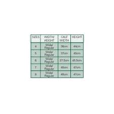 Dublin Holywell Tall Field Boots Size Chart Best Picture