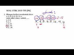 Download latihan soal tes kuantitatif tps utbk 2021 pdf. Soal Utbk 2019 Tps Pengetahuan Kuantitatif 1 Youtube