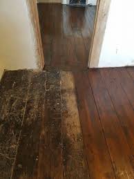 Before And After Old Pine Floor Restoration Old Wood Floors Antique Furniture Painting Antique Furniture