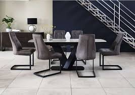 Hot selling dining table set modern dining room furniture table and chairs with extendable size. Merlin Extending Dining Table And 6 Chairs Dining Room Style Extendable Dining Table Dining Table