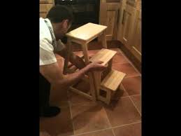 This is our foldable 4 steps ladder, which is ideal for any task around the kitchen, office, bathroom, and garage. Folding Kitchen Step Stool Youtube