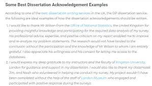 Remember to always keep your acknowledgements to a maximum of a page. How To Write Dissertation Acknowledgements