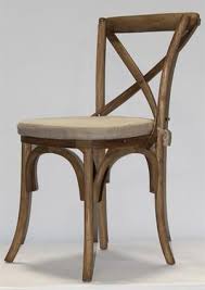 Vineyard Weathered Oak Cross Back Dining Chair Town Country Event Rentals Darker Color Cross Back Dining Chairs Dining Chairs Weathered Oak