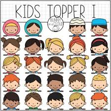 Kids Toppers I Clipart By Bunny On A Cloud In 2020 Clip Art Kids Clipart Kids