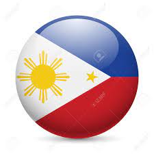 The flag of the philippines (filipino: Flagge Der Philippinen Als Runde Glanzend Symbol Taste Mit Philippinischen Flagge Lizenzfrei Nutzbare Vektorgrafiken Clip Arts Illustrationen Image 29186387