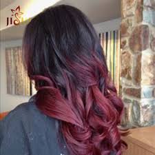 45 shades of burgundy hair: Burgundy Malaysian Loose Wave Loose Curly 4 Bundles Rosa Dark Ombre Malaysian Virgin Hair Deep Red 99j Ombre Hair Extensions Hair Product Fiber Hair Products Curly Hairhair Tablets Aliexpress
