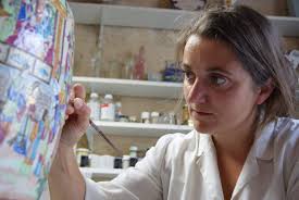Marie-Gaëlle Doutreloux, restauratrice d'objets d'art