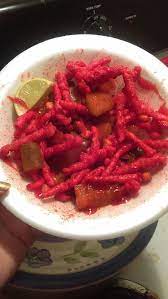 Crusty ciabatta, spicy chorizo, a generous dollop of pesto and sweet roasted peppers make a moreish combination. Hot Cheetos Corn Nuts Pickles Chamoy Powder Food Combining Diy Food Recipes Pretty Food