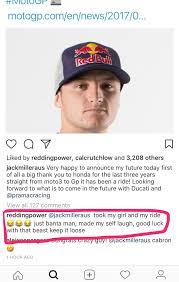 I'm here today in need of help to bring justice to my son dalton miller and jack miller. Redding S Cheeky Comment On Jack S Insta Announcement Motogp