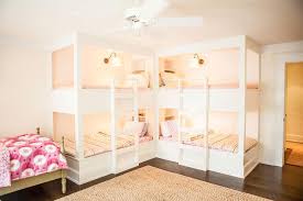 Mercer chimney gray twin over full l shaped bunk bed. L Shaped Bunk Beds Cottage Girl S Room