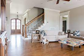 Behr Burnished Clay Family Room With