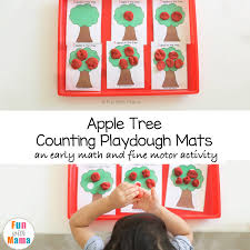 Maybe you would like to learn more about one of these? Apple Counting Play Dough Mats Fun With Mama