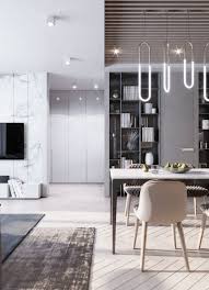 Living Room And Kitchen On Behance Minimalist Living Room Minimalist Living Room Decor Minimalist Living Room Design