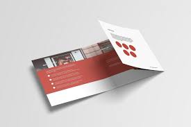 Download Square Trifold Brochure Mockup Square Brochures Trifold Brochure Stationery Mockup PSD Mockup Templates