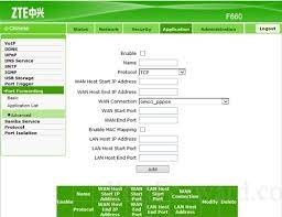 When first logging in to the device. Fastest Zte F660 Router Open Port Instructions