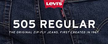 Levis Mens 505 Regular Fit Jean