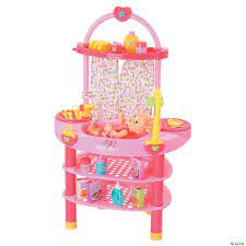 No it doesn't your given baby alive food when you buy it if you give baby born food to baby alive it will clog the working system up. Baby Alive Kitchen And Bath Cheap Online