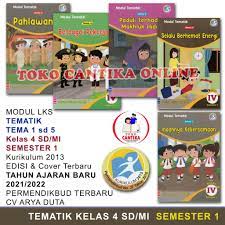Kelas 10 smk semester 1 silabus kelas 3 semester 2 silabus bahasa arab kelas 11 ma silabus akuntansi kelas 12 silabu pendidikan agama kristen kelas x semster ganjil. Sepaket Buku Lks Kelas 4 Sd Mi Tema 12345 Semester 1 Modul Tematik Shopee Indonesia