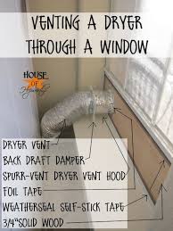 Hang the pipe from the floor joists — don't let it drape on the. Safety Venting Questions Answered A Follow Up To The Dryer Vent Situation House Of Hepworths