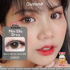 🦭 𝗠𝗶𝗻𝗶 𝗘𝗹𝗹𝗮 𝗚𝗿𝗮𝘆 ✨ 𝗞𝗶𝘁𝘁𝘆 𝗞𝗮𝘄𝗮𝗶𝗶 🛒 𝗦𝗛𝗢𝗣  𝗛𝗘𝗥𝗘 https://www.gwyshop.com/products/mini-ella-gray  𝒎𝒐𝒃𝒊𝒍𝒆-𝒇𝒓𝒊𝒆𝒏𝒅𝒍𝒚 𝒘𝒆𝒃𝒔𝒊𝒕𝒆 🫰🏻 𝗟𝗘𝗡𝗦 𝗜𝗡𝗙𝗢 ✨  Brand: Kitty Kawaii ✨ Diameter: 14.2mm ✨ Base Curve ...