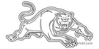 Последние твиты от penrith panthers (@penrithpanthers). Penrith Panthers National Rugby League Team Logo Sports Australia Ks1 Black