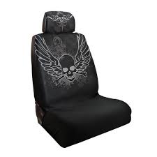Skull Car Seat Covers Tiki Girl Low Back Seat Cover Back Seat Covers Seat Cover Car Seats