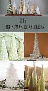 Diy Cone Christmas Trees The Budget Decorator Christmas Cones Cone Christmas Trees Christmas Diy