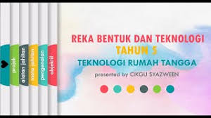 5.0 aplikasi reka bentuk teknologi kejuruteraan. Rbt Tahun 5 Teknologi Rumah Tangga Cute766