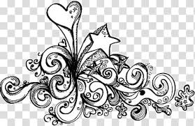 Doodle V White And Black Heart And Star Doodle Art Transparent Background Png Clipart Hiclipart Has been added to your cart. doodle v white and black heart and