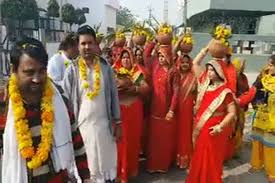 अजमेरः बालाजी मंदिर में निकाली गई भव्य कलश यात्रा, रविवार को होगी वेंकटेश  की प्राण-प्रतिष्ठा