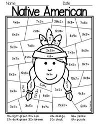 Thanksgiving Multiplication Color By Number Thanksgiving Multiplication Multiplication Thanksgiving Math Addition