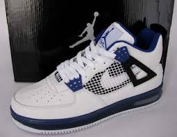 Air Force One Jordans Air Force Jordan 4 Af1 Fusion Basketball Shoe White Blue Blackonly79 Air Jordans Air Force Jordans Air Jordan Shoes