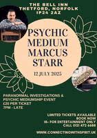 Paranormal & Psychic Event with Celebrity Psychic Marcus Starr Tickets,  Sat, Jul 12, 2025 at 7:00 PM