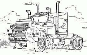 There are lots of trucks like fire, police, cement, army, chevy, airport, race and ice cream truck. Big Rig Truck Coloring Page For Kids Transportation Coloring Pages Printables Free Tractor Coloring Pages Monster Truck Coloring Pages Truck Coloring Pages