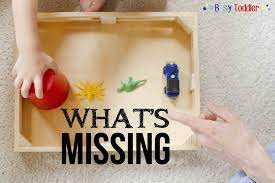 What S Missing A Toddler Game Busy Toddler Educational Toddler Activities Preschool Activities Toddler Games For Toddlers