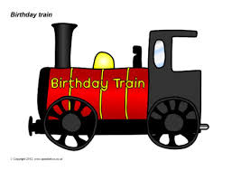 Birthday Train Display Set Sb7299 Sparklebox