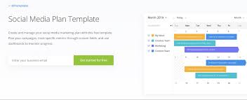 social media plan wrike templates for project management