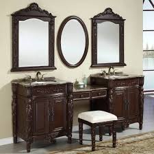 118 inch double sink bathroom vanity with makeup table and electrical component $7,589.00 $5,838.00 sku: 87 Inch Double Vanities Vanity Make Up Stool Bathroom Decor Apartment Cheap Bathroom Vanities Wooden Bathroom Vanity