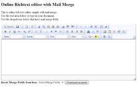 Scanwritr is an online editor and converter that brings old fashioned paperwork into the 21st century as it enables you to open word. Online Rich Text Editor With Download As Word Option Codeproject