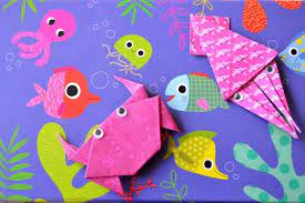 Les Fonds Marins Crabe En Origami Maman A Tout Faire Origami Animaux Origami Craft