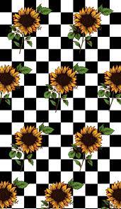 Download Checkerboard Sunflower Wallpaper Sunflower Iphone Wallpaper Retro Wallpaper Iphone Trippy Wallpaper