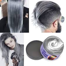 Hair Wax 4 Colors Kit Temporary Hair Color Easy To Rinse Out Hair Coloring Mud Dye Cream Gray Blue White Purple Walmart Com In 2020 Grey Hair Wax Hair Wax Silver Grey Hair