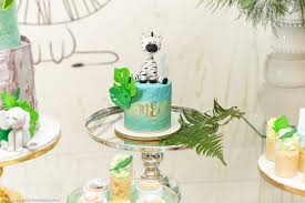 #latestbirthdaydecoration it was my friends kid first birthday party. Kara S Party Ideas Modern Jungle Birthday Party Kara S Party Ideas